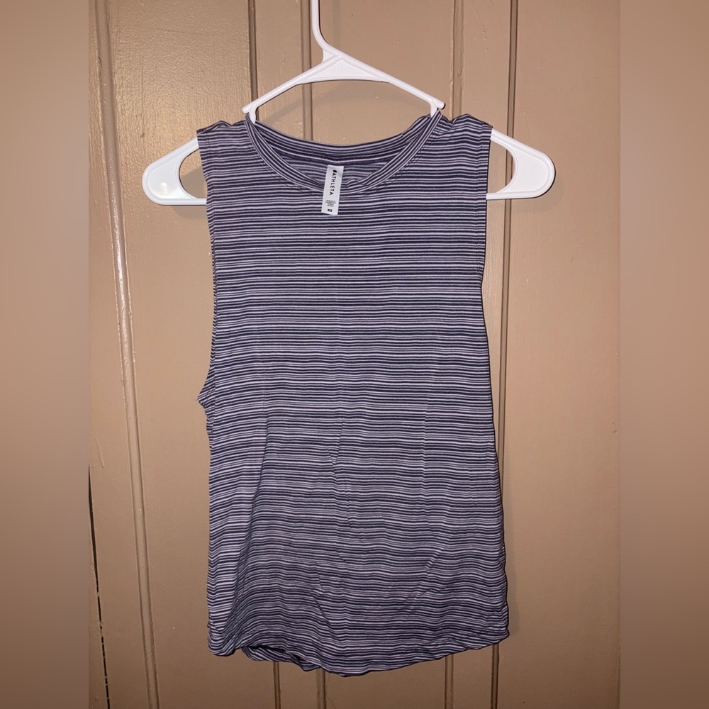 Athleta Striped Tank Top XS
